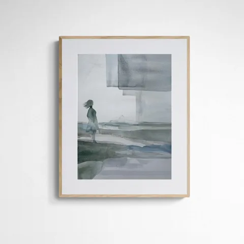 Minimalist Woman Silhouette
