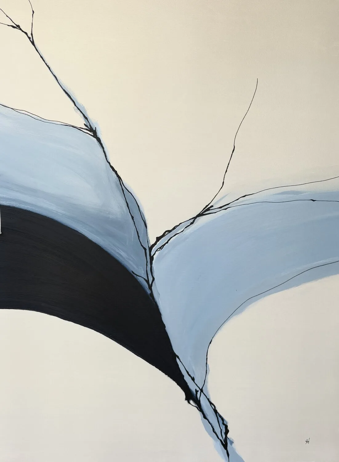 Blue Confluence Sky Blue and Black