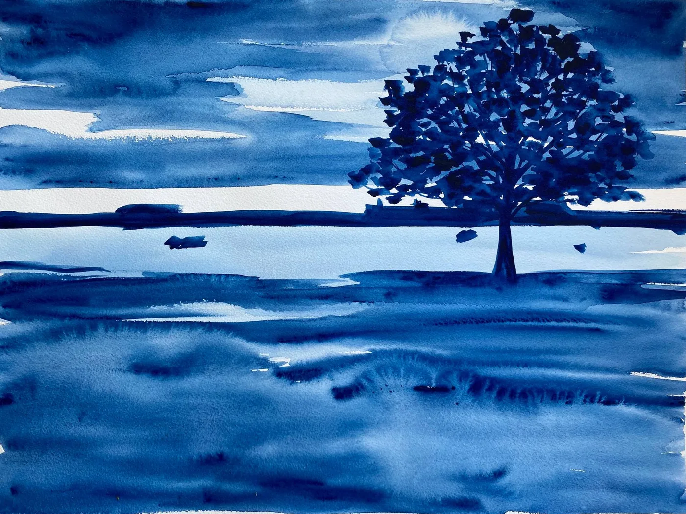 Blue Seascape