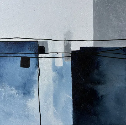 Quiet Lines of the City Blue and Gray