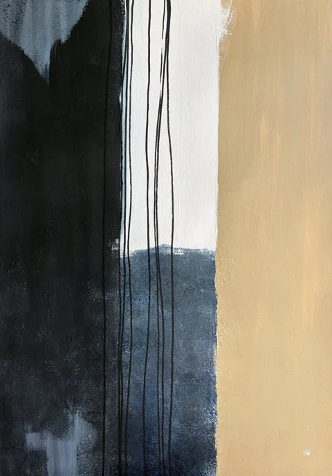 Minimal Urban Rhythm Charcoal and Blue